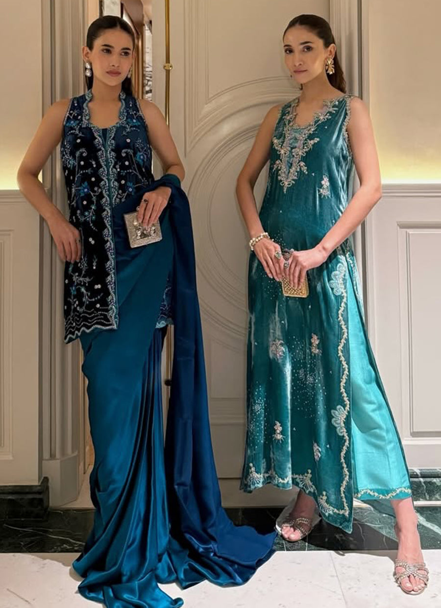 Umara And Kashaf In #FTA Velvet Ensemble