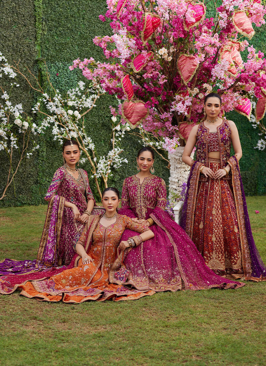Leena Block Printed Lehnga And Jacket