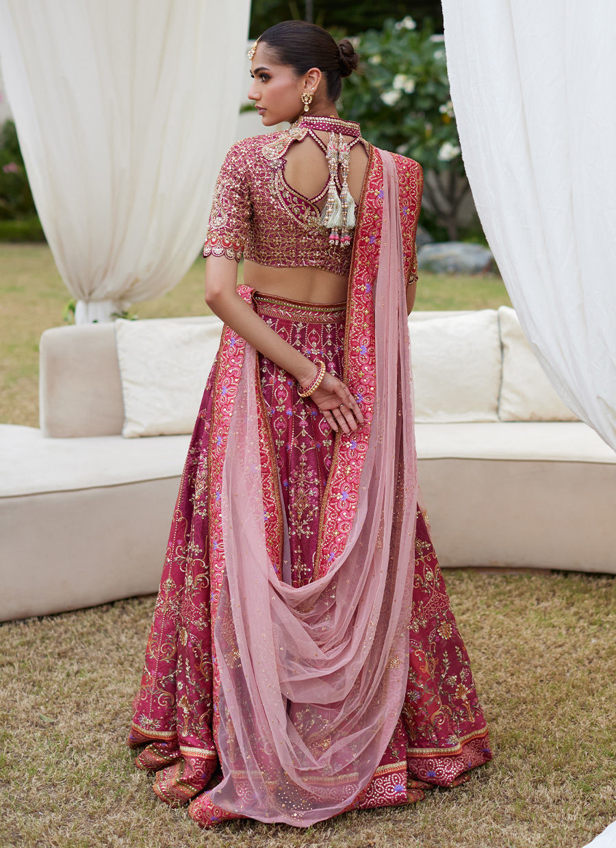 Alira Magenta Lehnga Choli