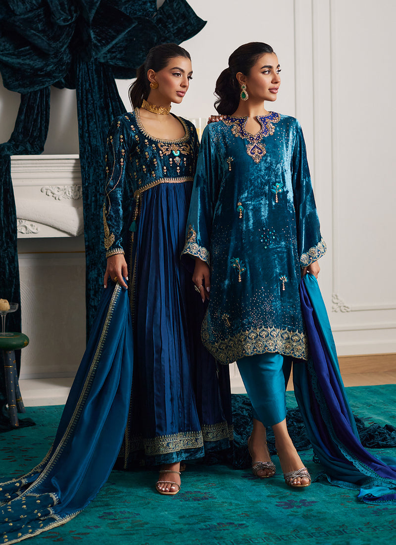 Sylvia Kalidaar And Dupatta