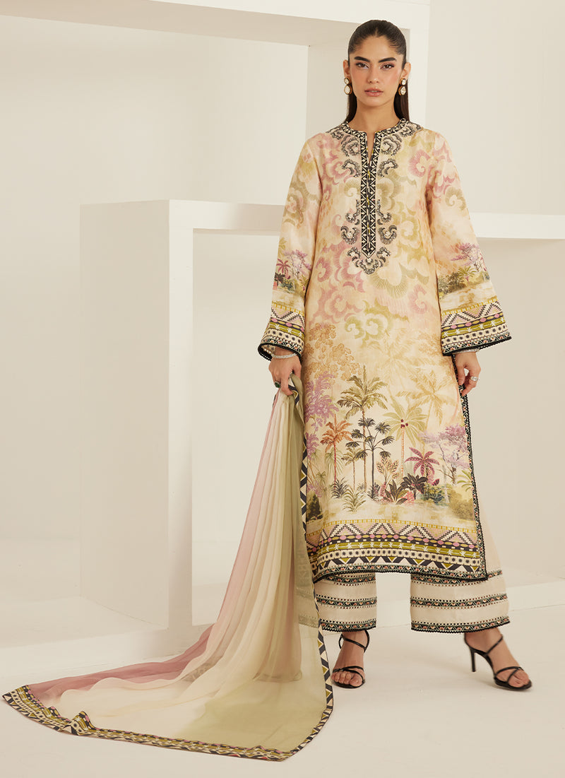 Zoey Shirt And Dupatta
