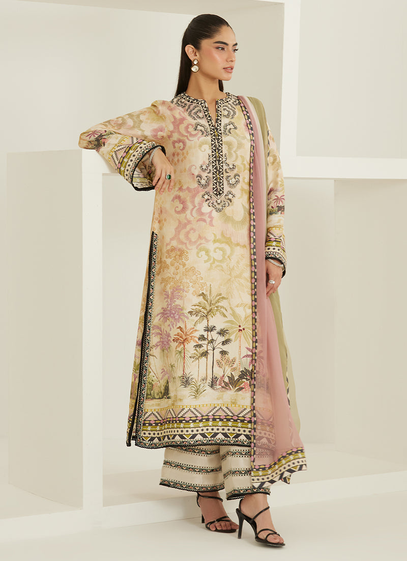 Zoey Shirt And Dupatta