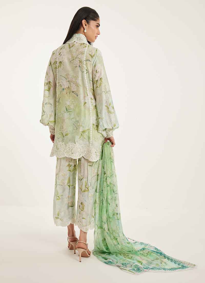Suzie Shirt And Dupatta