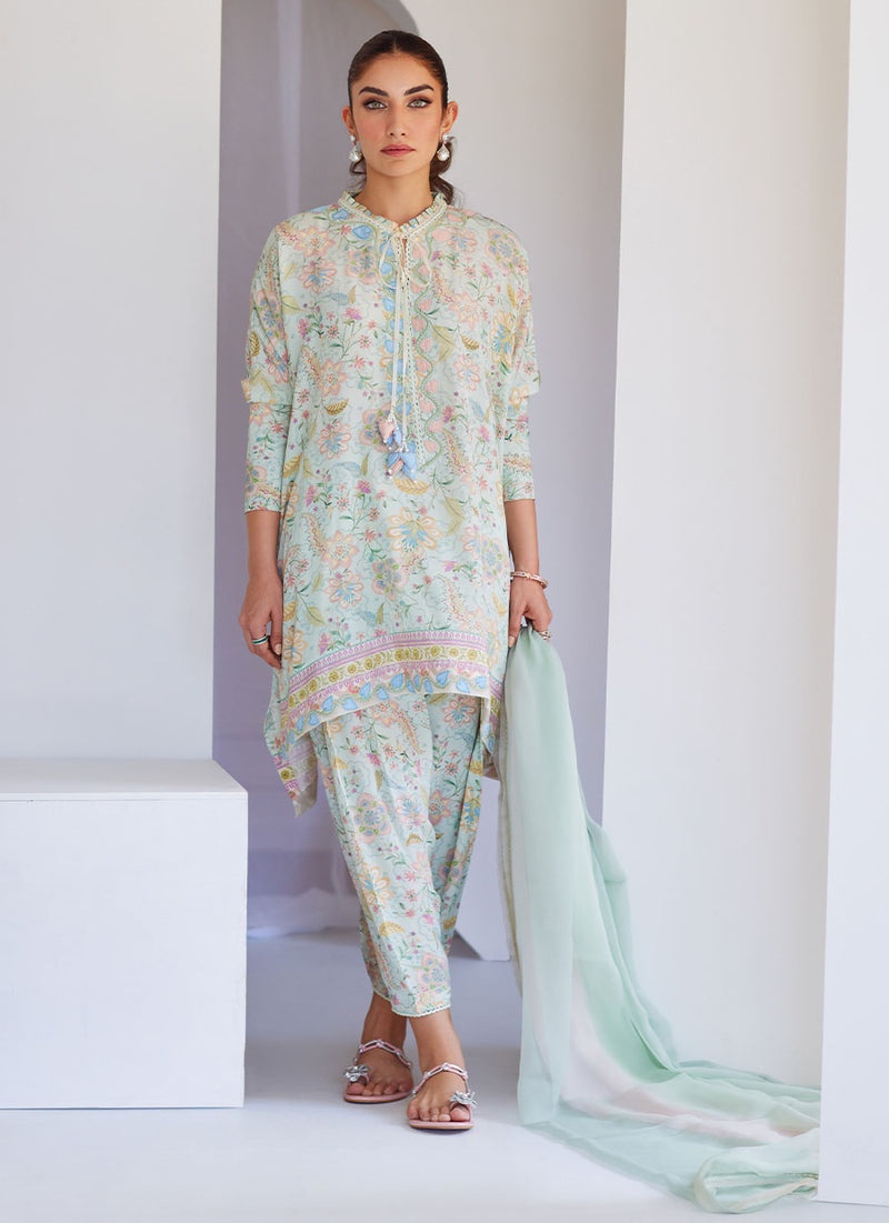 Cira Pale Aqua Shirt