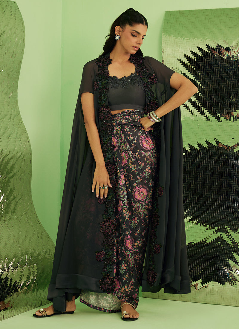Azalea Cape And Skirt