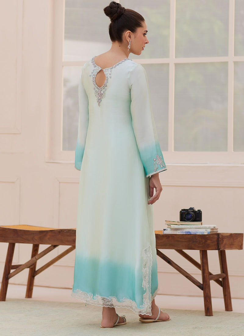 Palmira Aqua Ombre Shirt